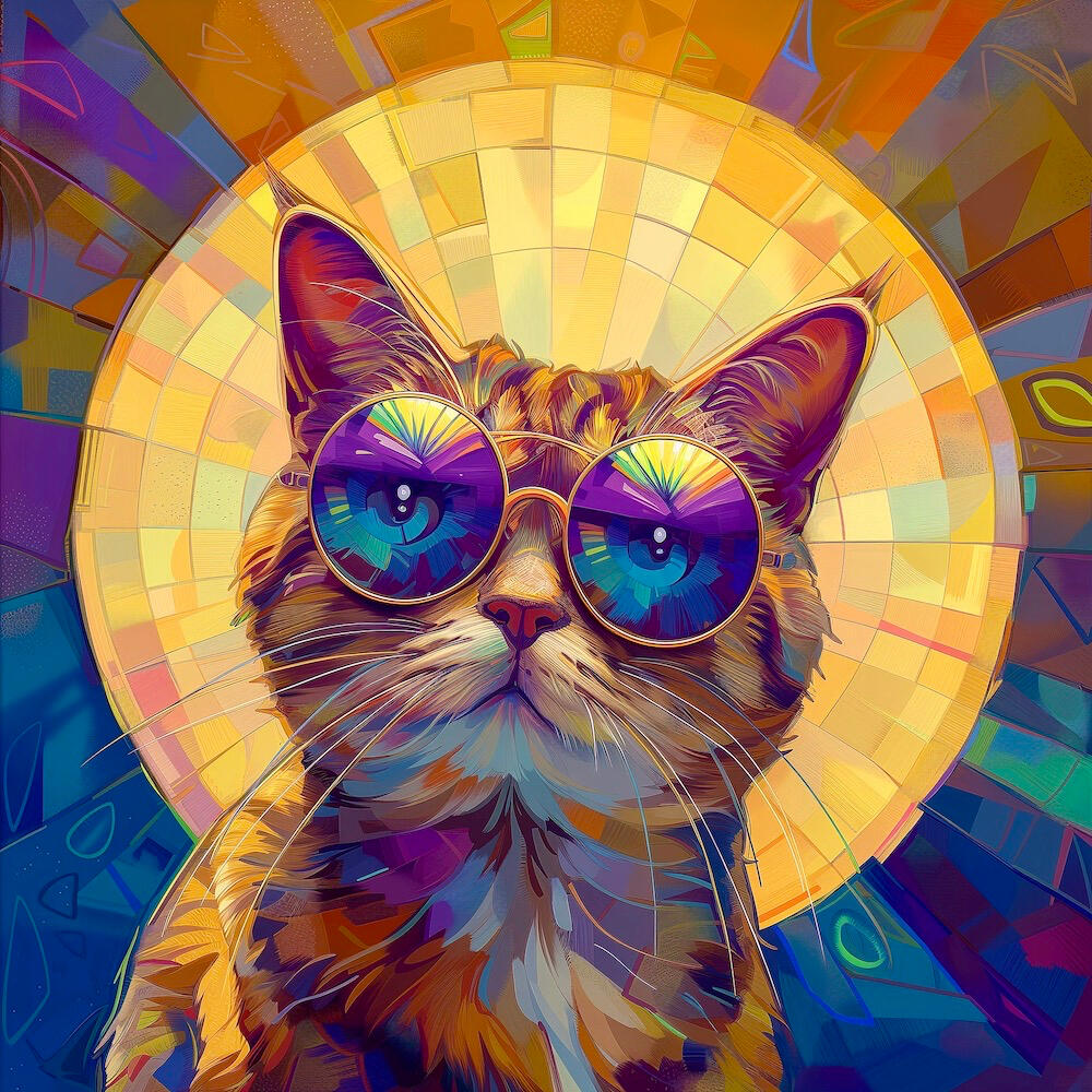 Highly Intellectual Cat