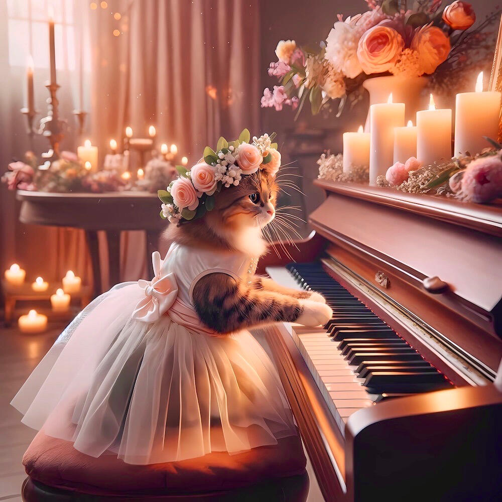 Debutante Kitty Cat