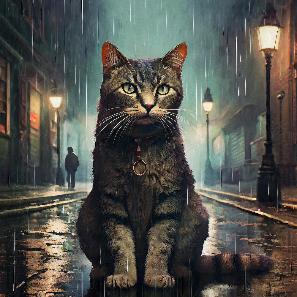 Film Noir Femme Fatale Cat